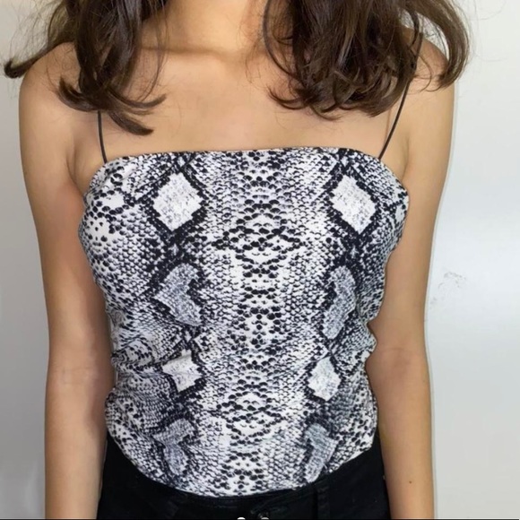 Windsor black & white leopard print bodysuit - Picture 1 of 2